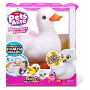 Pets Alive Mama Duck Playset with ducklings, imported from the UK