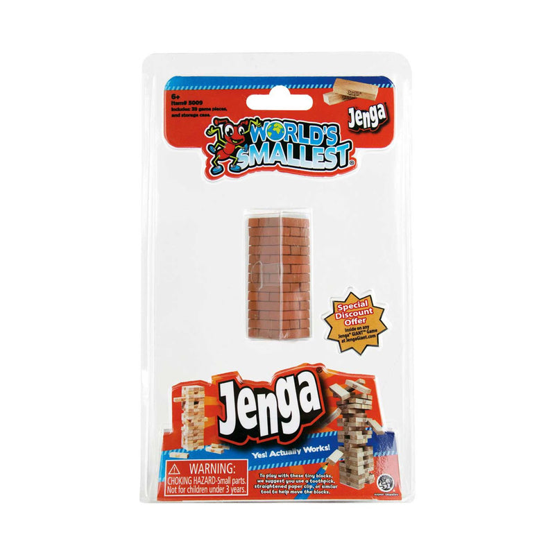 Worlds Smallest Toys Jenga and Monopoly Miniature Game Set (British brand)