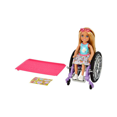 Boots Barbie Chelsea Rullestol-dukke Blond- Kjøp online hos McGrocer