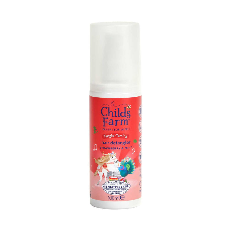 Childs Farm Tangle-Taming Hair Detangler Strawberry and Mint 100ml - British product