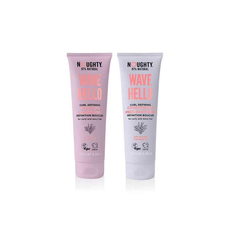 Noughty Curl Care Shampoo and Conditioner Duo, imported from the UK
