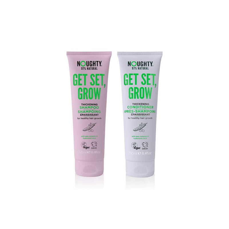 Noughty hair thickening shampoo and conditioner duo imported from the UK