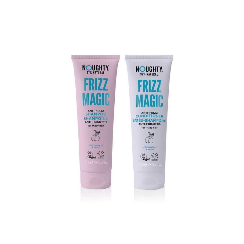 Noughty Anti-Frizz Shampoo and Conditioner, imported from the UK