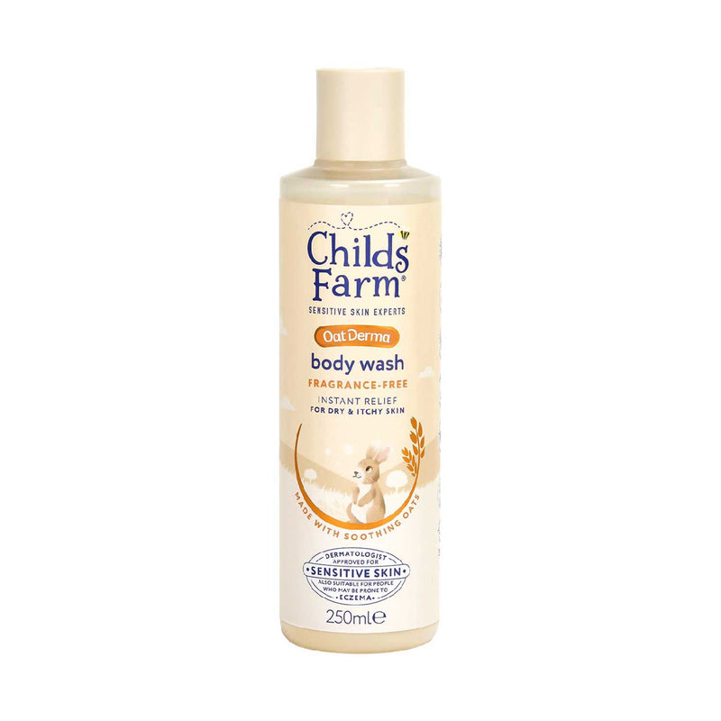 Childs Farm OatDerma Body Wash Fragrance Free 250ml - British product