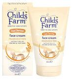 Childs Farm OatDerma Face Cream 50ml Fragrance Free Sensitive Skin Baby Kids Moisturiser