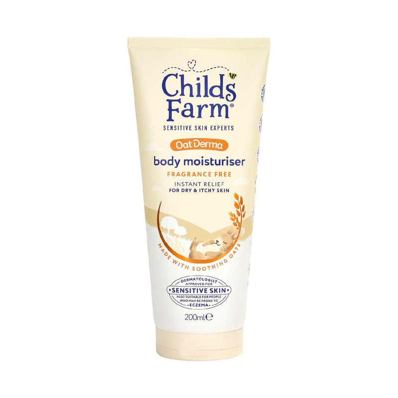Childs Farm Body Moisturiser Fragrance Free 200ml - British product