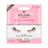 Eylure 3/4 lashes 001 with adhesive, imported from the UK