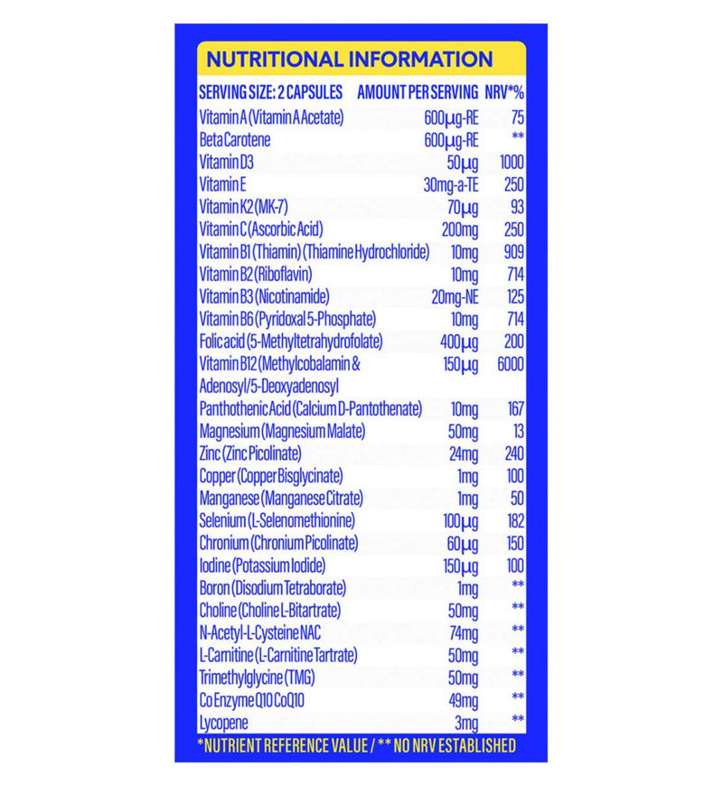 OVA OVAHim Advanced Sperm Support 56 capsules, imported from the UK