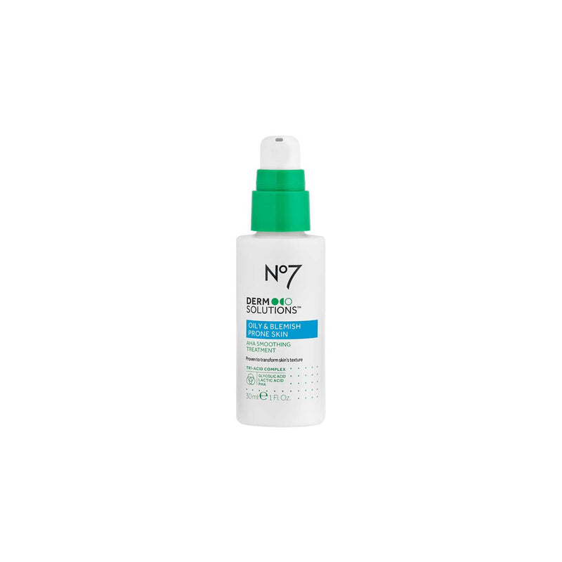 No7 Derm Solutions AHA Smoothing Treatment, imported from the UK