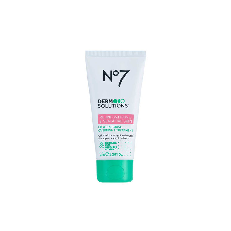 No7 Derm Solutions CICA Restoring Overnight Treatment 50ml, imported from the UK