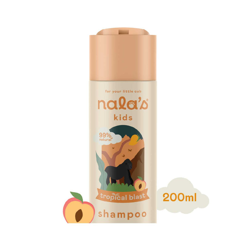 Nala's Kids Shampoo Tropical Blast 200ml, imported from the UK