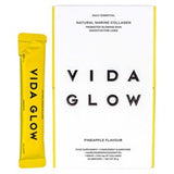 VIDA GLOW Natural Marine Collagen Pineapple Supplement 30 x 3g sachets