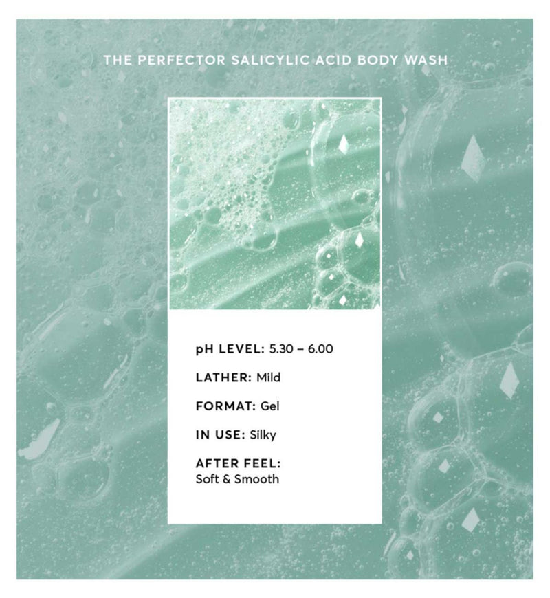 Naturium Perfector Salicylic Acid Body Wash 500ml, imported from the UK