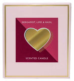 Landon Tyler Alphabet Candle Letter HRT Bergamot Lime Basil 140g