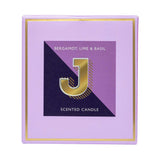 Landon Tyler Letter J Candle 140g, imported from the UK