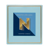 Landon Tyler Alphabet Letter N candle 140g, UK version