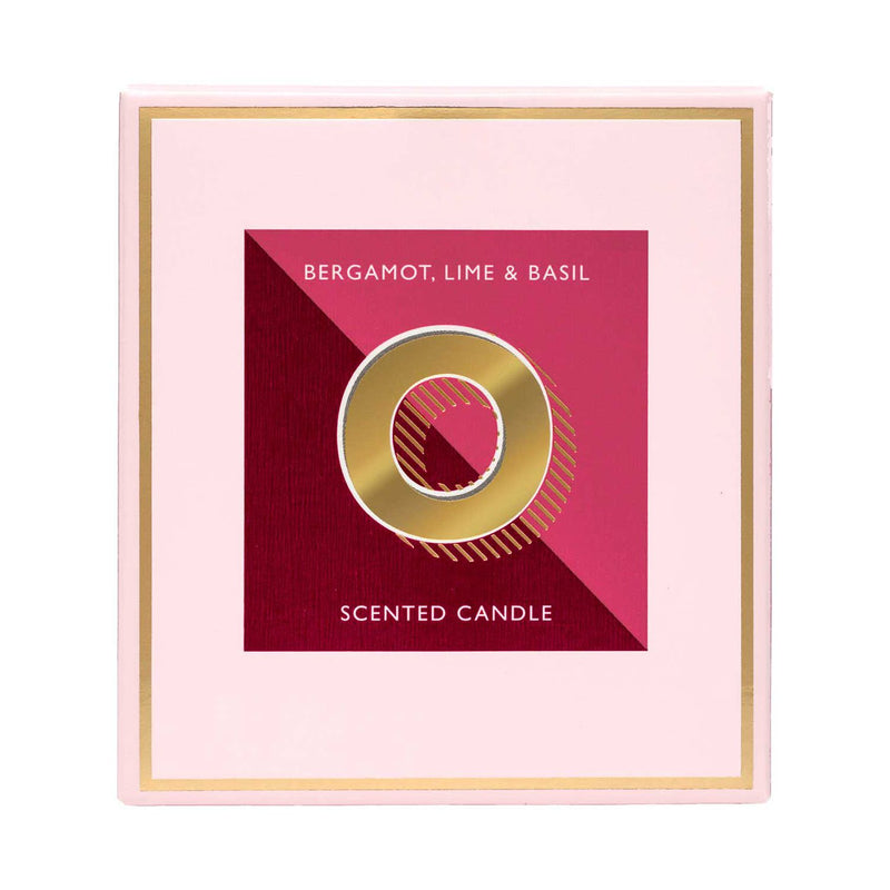 Landon Tyler Alphabet Candle Letter O 140g, imported from the UK