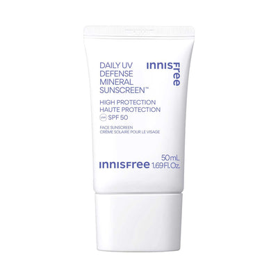 Boots Innisfree Daily UV Defense Mineral Sunscreen SPF 50 50ml- Buy online at McGrocer