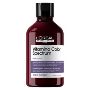 L'Oreal Professionnel Vitamino Color Spectrum Purple Tinted Shampoo Blonde 300ml, UK version