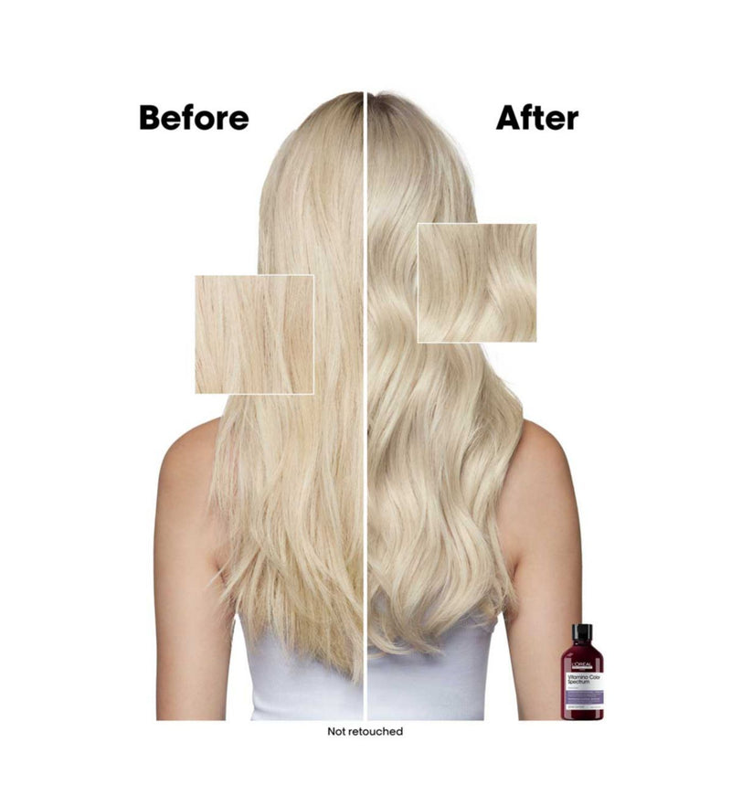 L'Oreal Professionnel Vitamino Color Spectrum Purple Tinted Shampoo Blonde 300ml, UK version