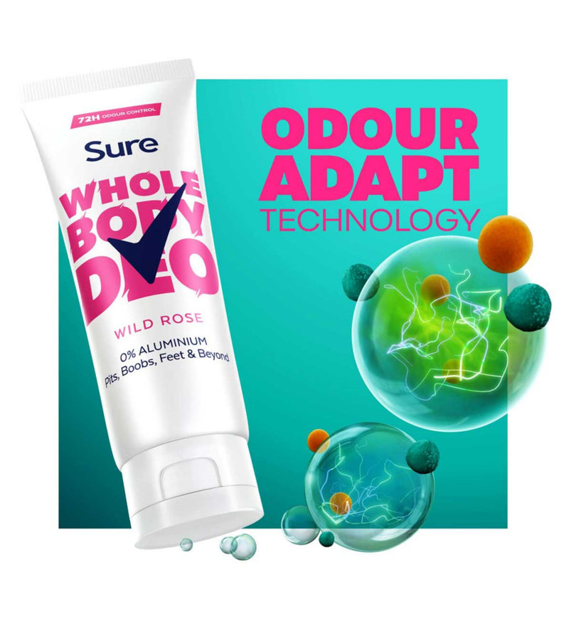 Sure Wild Rose deodorant cream 75ml, UK version