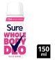 Sure Wild Rose deodorant spray 150ml (British brand)
