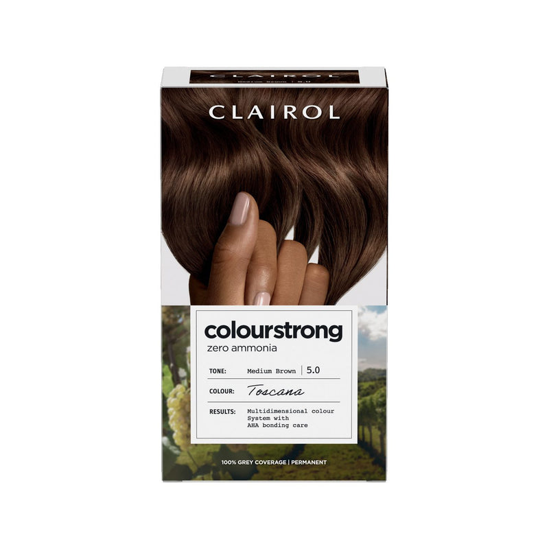 Clairol Colour Strong Hair Dye Medium Brown 199ml - British product