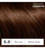 Clairol Colour Strong Hair Dye Medium Brown 199ml - British product