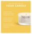 Neom wellbeing happiness travel candle 75g, imported from the UK