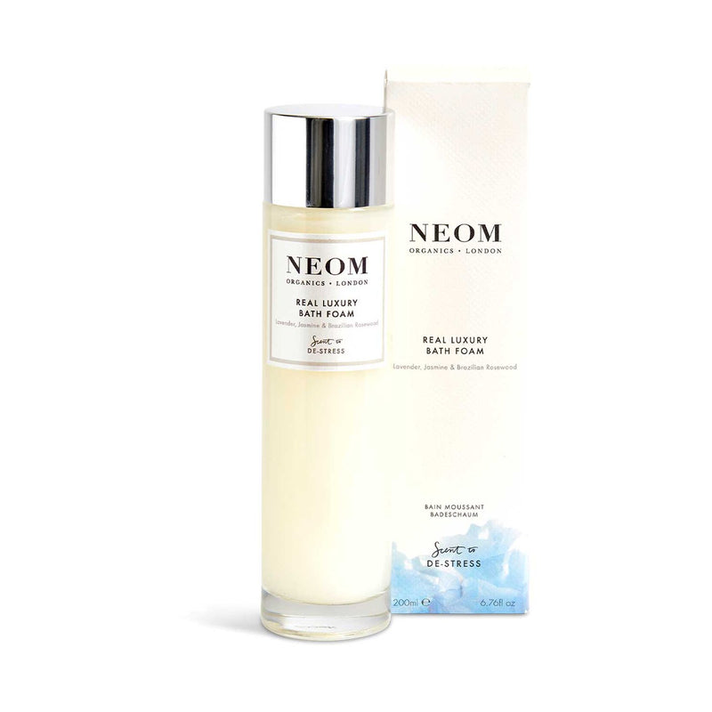 NEOM bath foam lavender jasmine 200ml, imported from the UK