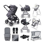 Miniuno TouraGo Travel System Bundle Anthracite, imported from the UK
