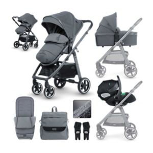 Miniuno Ventoura 3-i-1 reisetrille Anthracite