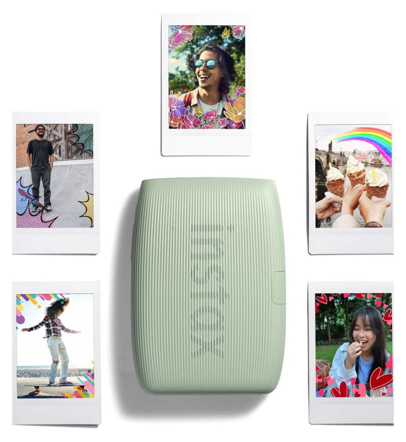 Instax Mini Link 3 instant photo printer Sage Green, imported from the UK