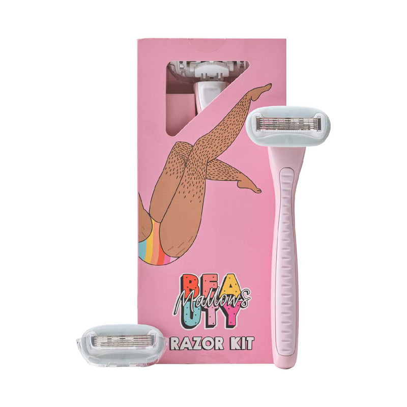 Mallows Beauty Razor Starter Kit, imported from the UK
