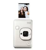 Instax hybrid instant camera Misty White (British brand)