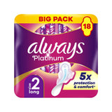 Always Platinum Long Size 2 Sanitary Pads With Wings - British product