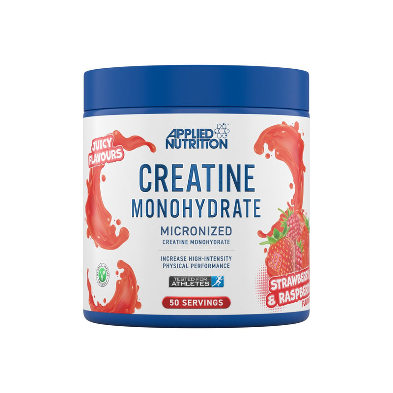 Applied Nutrition creatine monohydrate powder strawberry raspberry 250g - British product