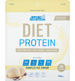 Applied Nutrition Diet Protein Powder Vanilla Ice Cream 450g - British product