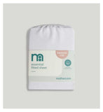 Mothercare Essentials Bedside Crib Fitted Sheet White 2s