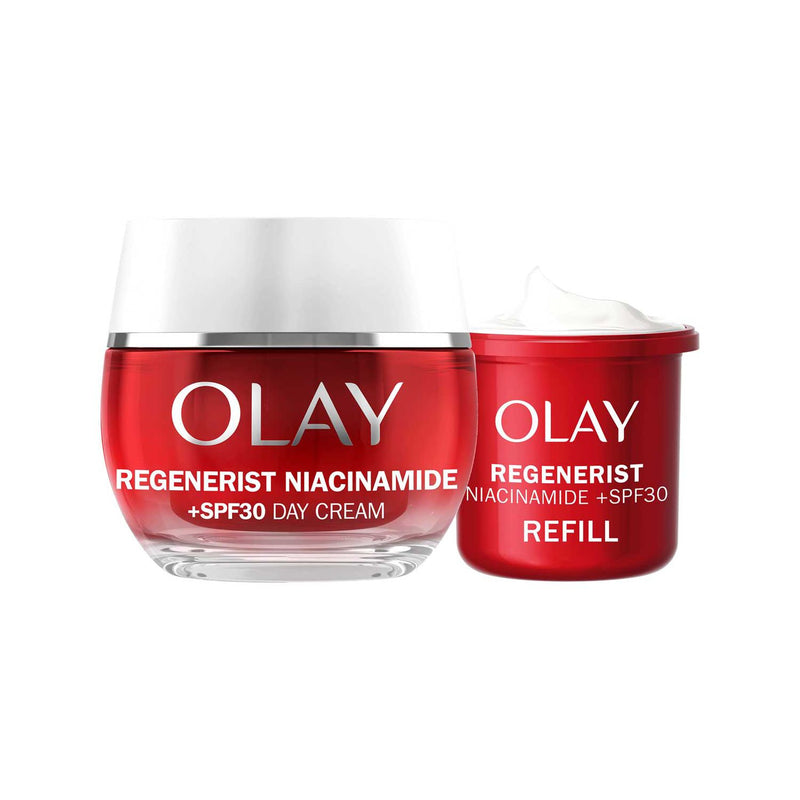 Olay Regenerist Niacinamide SPF30 Day Cream Refill 50ml, imported from the UK