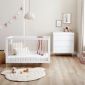 Babymore Kimi Acrylic Cot Bed And Changing Table Set - British product