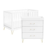 Babymore Kimi XL Acrylic 2 Piece Nursery Room Set