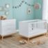 Babymore 2 Piece Nursery Room Set White - British product