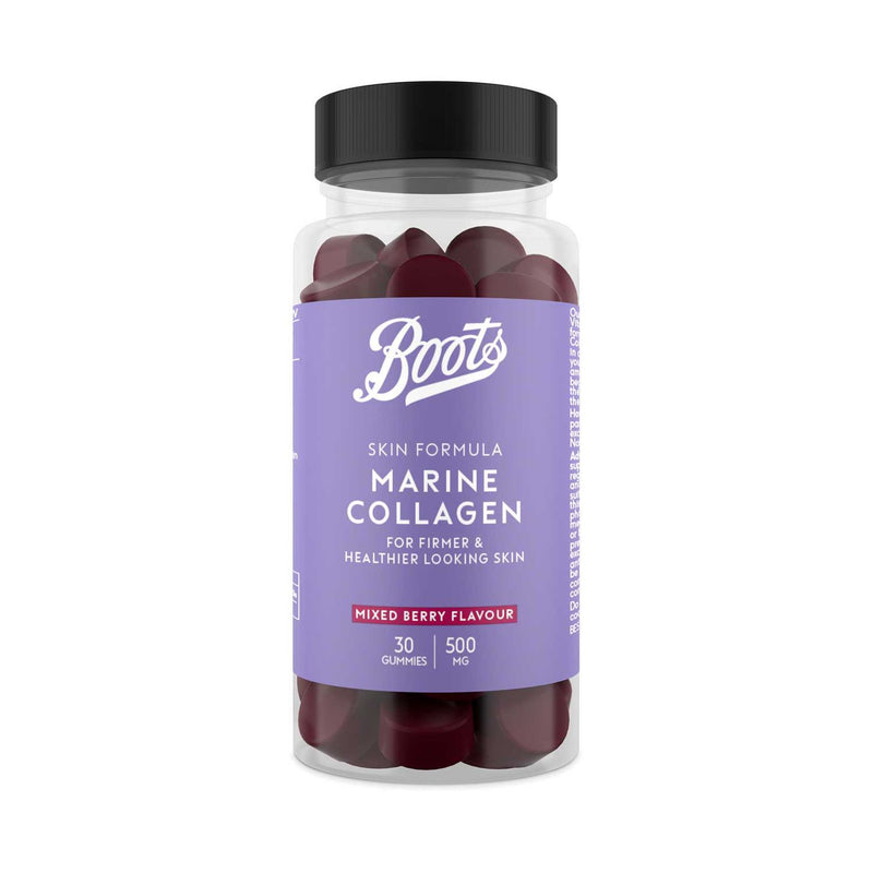 Boots marine collagen gummies 30 count, imported from the UK