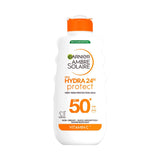 Boots Garnier Ambre Solaire Hydra 24H Protect SPF50 Sun Cream Lotion 175ml- Buy online at McGrocer