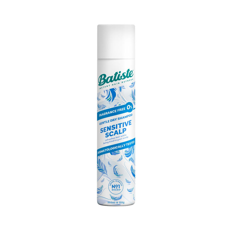 Batiste Sensitive Scalp Fragrance Free Dry Shampoo 200ml - British product