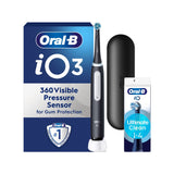 Oral-B iO3 electric toothbrush bundle with replacement heads, imported from the UK
