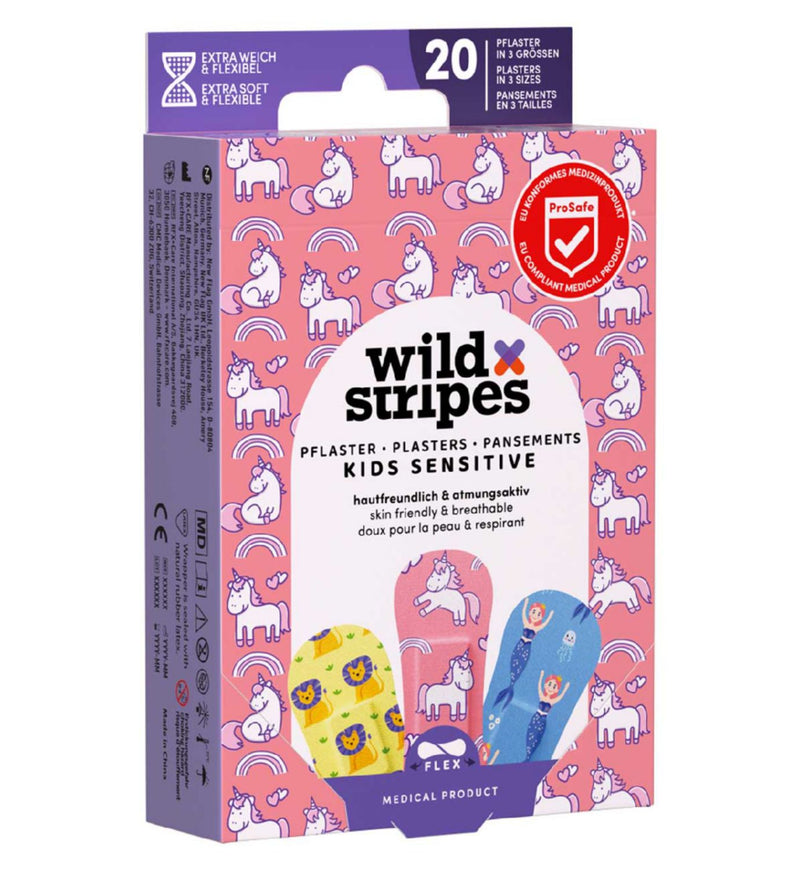 Wild Stripes Kids Fantasy Plasters 20s (British brand)