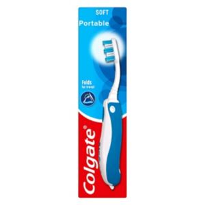 Colgate portable travel soft manual toothbrush - British product