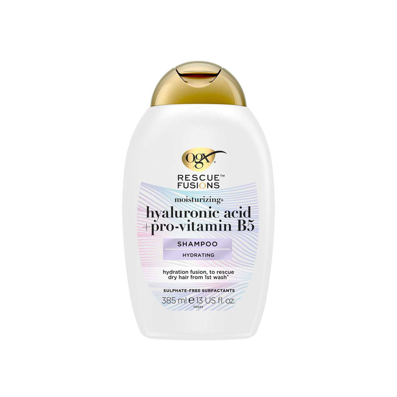 OGX Rescue Fusions Hyaluronic Acid Shampoo 385ml (British brand)
